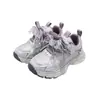Novos sapatos infantis de couro atacado, tamanhos 28-37, para crianças maiores, tênis esportivos, sapatos casuais, para meninas, sapatos de estudante, dad shoes, 6649