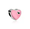 Huiyue exquisito multicolor hueco corazón Agujero Grande cuentas al por mayor diy rosa forma de corazón sueltas cuentas pulsera de cuentas accesorios
