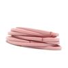 Gomas para el pelo planas básicas de 3 mm, alta elasticidad, no dañan el cabello, gomas de colores caramelo, gomas para el pelo de nailon