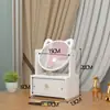 Ins Dormitório Estudantil Armazenamento de Mesa Espelho Celebridade da Internet Espelho de Mesa Giratório para Cosméticos Espelho de Maquiagem Portátil de Beleza
