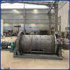 Molino de bolas horizontal de mina de oro pequeña para molienda industrial de arena y piedra, molino de bolas con rebosadero, tipo seco y húmedo