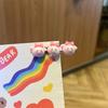 Linda horquilla de Sanrio para el pelo con forma de corazón para chica dulce, flequillo con clip lateral, tocado con melodía de dibujos animados