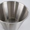 Taza medidora de acero inoxidable 304 del fabricante con mango graduado, varias capacidades, herramientas de cocina para hornear, taza de extracción de café