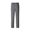 Calça Social Masculina Plus Size de Corte Reto Slim Fit, Estilo Britânico para Negócios, Calça Business Casual Masculina, Resistente a Amassados, Não Precisa Passar