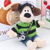 Abrigo para muñeca de 10 cm, perro palma, lindo, algodón, muñeca oso, suéter tejido, accesorios para muñeca, vestido de muñeca al por mayor