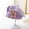 Gorro para Bebé Primavera y Otoño Gorro Tejido Delgado Boina Infantil Linda Súper Adorable Unisex Versátil Gorro de Pintor Moderno