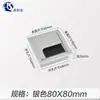 Caja de cables de escritorio cepillo espacio aluminio caja de cables ranura de cable cuadrada caja de cables de muebles caja de enhebrado de escritorio