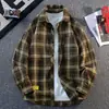 Chaqueta de cuadros de moda para hombre, nueva colección de primavera y otoño, adecuada para estudiantes de secundaria y preparatoria, moda masculina, estilo juvenil