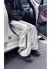 Pantalones Deportivos Casuales Rectos Gruesos con Forro de Polar de Moda para Hombres y Mujeres, Cálidos para Otoño e Invierno, Sueltos, Cómodos, para el Trabajo, Uso Diario