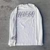 Suéter Informal con Estampado de Letras Europeas y Americanas Comercio Exterior Casual Estilo Ins Simple Perezoso Hogar Holgado Camiseta de Manga Larga Cuello Redondo