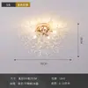 Suministro Exclusivo Transfronterizo de Luces para Dormitorio: Lámpara de Techo Creativa Romántica de Diente de León para Sala de Estar, Cristal Simple para Dormitorio Principal, Luciérnaga Fuegos Artificiales