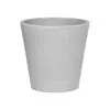 Vaso de Flor Imitando Porcelana em Melamina, Preto Fosco e Branco, Formato Cônico Simples, Vaso para Interior, Fornecimento Direto do Fabricante