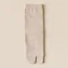 Meias de dedo dividido para crianças, de cano médio, finas, para o verão, personalizadas, estilo Geta, meias de dois dedos, meias de dedão, dedos separados, cor sólida, algodão, meias longas