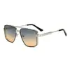 1921 Gafas de Sol Metálicas de Doble Puente Cuadradas Grandes para PC Comercio Electrónico Transfronterizo Comercio Exterior Moda Amazon Uv400