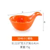 Molheira de Melamina com Alça Única para Uso Comercial em Restaurantes de Hot Pot, Prato de Tempero, Prato para Molho de Mergulho, Prato para Lanches, Acompanhamento para Churrasco, Prato para Molho de Soja e Vinagre