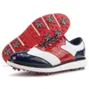 Zapatos de Golf Profesionales para Hombre Lechuang Thestron Transfronterizos Talla Grande 39-48 con Tacos y Suela Antideslizante