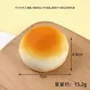 Pu Rebote Lento Comida Simulada Modelo de Pão Chinês Dourado Pingente de Pão Chinês Assado Pão Simulada Alívio de Estresse Brinquedo Squishy