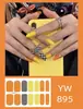 Pegatinas para uñas TE, sin cocción, de moda, finas, arte de uñas de cobertura completa listo para usar, pegatinas de uñas vestibles temu, Sudeste Asiático, Japón, Corea