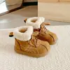 Botas de Nieve para Niños con Forro Polar Adicional y Engrosamiento, Unisex, Tobillo Corto, Nuevo Estilo Invierno 2025, Antideslizantes, Cálidas, Botas de Algodón, Botas de Algodón para Exteriores
