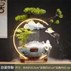Nueva decoración de agua circulante estilo chino oficina suerte sala de estar humidificador paisaje decoración del hogar regalo de inauguración