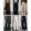 Calça Longa Casual Feminina Yuyue Novo Estilo Micro-Arco Curvada, Seda Solta Emagrecimento Quente, Cintura Elástica que Não Cede