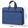 Maleta à Prova d'Água para Documentos de Negócios Maleta de Lona Bolsa Portátil para Documentos Bolsa de Informações Imprimível para Conferências Grande Capacidade