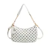 Bolsa tote popular deste ano, fresca e simples, bolsa quadrada pequena para mulheres, novidade de verão 2026, bolsa de ombro única poá, bolsa transversal com toque de luxo