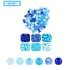 Venta Caliente de Amazon Cubo Acrílico Cuentas Pony Cuentas Tejido Hecho a Mano Pulsera DIY Cuentas de Plástico Accesorios de Joyería