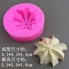 Molde de silicone para biscoito wafer com 4 furos, biscoito recheado, biscoito sanduíche de simulação DIY, molde de resina para gota de cola, molde de chocolate