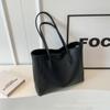 Bolsa grande para estudiante universitario, clase, viajero, para mujer, 2023, nueva moda, simple, gran capacidad, bolso de hombro, estilo occidental, bolso tote
