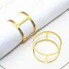 Venda Direta de Fábrica de Porta-Guardanapos de Metal, Argolas Simples para Guardanapos, Argolas Douradas para Guardanapos, Porta-Toalhas