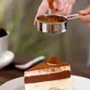 Acero inoxidable 304 tamiz de azúcar 40 mallas colador de harina de mano mini pantalla de filtro para cacao en polvo matcha en polvo repostería fábrica
