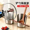 Estante para tapas de olla específico para cocina de acero inoxidable, estante para cucharas de encimera, estante vertical para almacenamiento de tablas de cortar, organizador de espátulas
