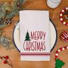 Toalha de Prato de Cozinha Popular de Natal Xiyin Temu Transfronteiriça Boneco de Neve de Natal Toalha Absorvente de Mesa de Jantar Decoração de Feriado