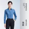 Camisas Profissionais com Decote em V, Roupa de Trabalho Estilo Verão, Camisas Recicladas Não Amassam, Roupa de Trabalho Personalizada para Exposição de Fábrica