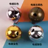 DIY Pulseira de Sino para Pet Tornozeleira Colar Pulseira Pingente Chaveiro Acessórios Galvanizado Uma Palavra Coração Sino de Cobre