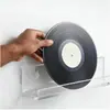 Estante de Almacenamiento de Acrílico con Alta Transparencia, Diseño para Montar en Pared, Decoración del Hogar, Exhibición de Discos, Suministro Transfronterizo, Directo de Fábrica