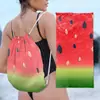 Toalla de Playa Plegable Bolsa de Almacenamiento Portátil Dos en Uno Bolso de Hombro para Viajes al Aire Libre Toalla para Vacaciones en la Costa Surf