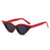 Gafas de Sol Ojo de Gato Nuevas Europeas y Americanas Gafas Personalizadas Transfronterizas Celebridad de Internet Trendy Hip-hop Modelo Afilado Gafas de Sol Pasarela para Mujer