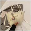Bolso de Mano de Gran Capacidad para Mujer, Nuevo Modelo Primavera/Verano 2026, Bolso Acolchado de Alta Gama, Bolso Cubo Versátil para Hombro/Cruzado