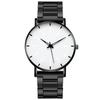 Ebay AliExpress desejo novo relógio masculino cinto de aço relógio simples ultra-fino relógio de quartzo em estoque venda quente