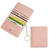 Cartera para Mujer Estilo Coreano Tarjetero Diseño Nicho Integrado Ultradelgada Gran Capacidad Cartera de Piel Vacuna Bolsa para Identificación Cuero Transfronteriza
