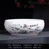 Maceta de flor de hada del agua cerámica cobre Herba hidropónica Torre bambú una hoja loto cuenco loto Herba Lysiana maceta especial sin agujero tamaño grande pequeño