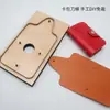 Suporte de cartão DIY feito à mão molde de faca corte livre molde de corte de couro em branco conjunto de pequenas ferramentas de couro versão