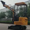 Microexcavadora de zanjas para huertos domésticos Haituo 10, miniexcavadora de ingeniería de trituración de 1 tonelada, microexcavadora multifuncional
