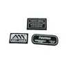 Etiquetas de Plástico al por Mayor en Stock, Varias Etiquetas de Goma, Etiquetas Suaves de PVC con Letras, Marcas Registradas de Logotipo de Silicona Estéreo 3D Personalizadas