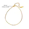 Exquisito Pulsera y Tobillera de Cruz y Corazón, Mismo Estilo, Diseño de Nicho, Acero de Titanio a la Moda, No se Desvanece, Joyería Versátil al por Mayor