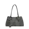 Bolso de mano retro de gran capacidad transfronterizo para mujer, nuevo bolso de moda simple para mujer, bolso de hombro para el antebrazo para el trabajo para mujer