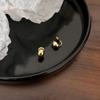 Aretes de Perla para Mujeres Sin Perforaciones, Diseño de Bobina de Mosquitos, Estilo Coreano, Pendientes de Alta Gama, Pendientes de Lujo Ligero, Estilo Retro de Hong Kong, Modernos y Versátiles
