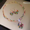 ¡Precioso y deslumbrante! Collar con colgante de flor de circón y gota de agua, cadena para la clavícula estilo corte vintage, joyería de lujo ligero y sensación de alta gama